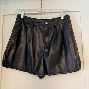 NWT Medium Forever 21 Leather Shorts
